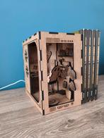 Unieke Book Nook – Game Room in PC-behuizing | hout en LED, Ophalen of Verzenden