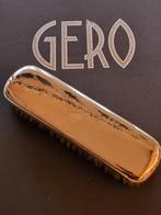 GERO kledingborstel verzilverd  ' hamerslag'   R  <GERO>  90, Antiek en Kunst, Ophalen of Verzenden