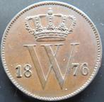 CENT 1876, Verzenden, Koning Willem III, 1 cent, Losse munt