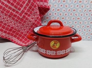 Vintage emaille pan, Ero Roemenië  beschikbaar voor biedingen