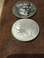 Zilveren 50 gulden, Zilveren  penning Willem Alexander, Ophalen of Verzenden, Zilver