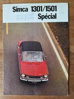 Simca 1301 1501 Special brochure folder, Boeken, Auto's | Folders en Tijdschriften, Ophalen of Verzenden, Gelezen, Overige merken