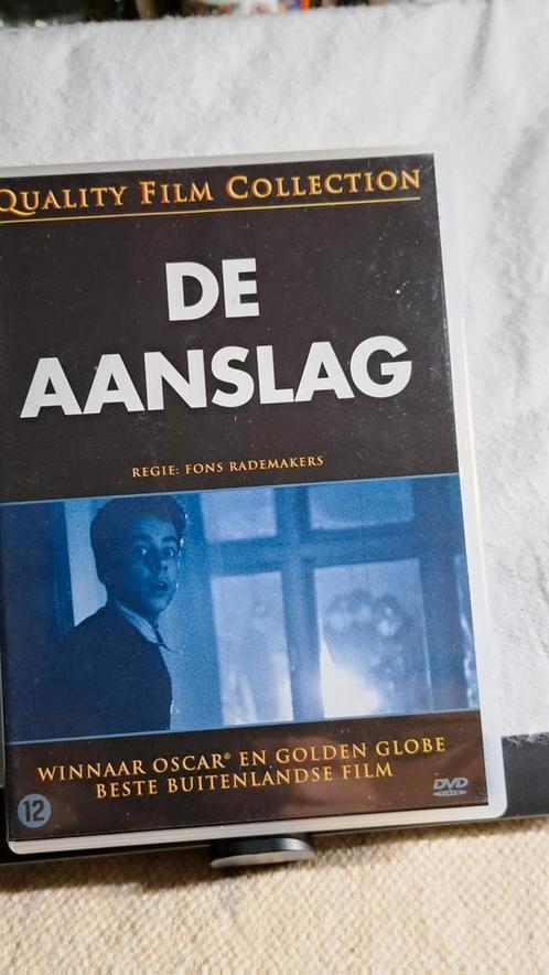 Dvd  DE AANSLAG  uit de Quality film collection, Cd's en Dvd's, Dvd's | Nederlandstalig, Zo goed als nieuw, Film, Vanaf 12 jaar