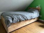 Steigerhout bed, 90 cm, Gebruikt, Eenpersoons, Ophalen