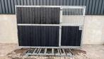 Voorwand met deur rechts | 3500 x 2200 mm. | B-Keuze, Dieren en Toebehoren, Weidegang, 4 paarden of pony's of meer