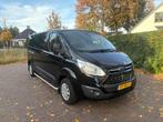 Ford Transit Custom 2.2 Tdci 74KW 2015 Dubbele schuifdeur, Auto's, Bestelauto's, Euro 5, Stof, Zwart, 4 cilinders