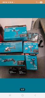 Makita set nieuw 5 machines, Ophalen, Nieuw, 1000 watt of meer, Haakse handslijpmachine