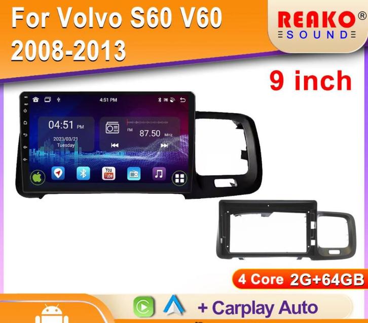 CARPLAY Multimedia volvo S60 V60 2008-2013, Auto diversen, Autonavigatie, Nieuw, Ophalen