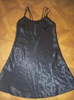 Slipdress satijn Maat 36 zwart, Ophalen of Verzenden, Zo goed als nieuw, Maat 36 (S)