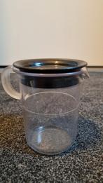 Tupperware Melkkannetje met Deksel, Ophalen of Verzenden, Gebruikt, Wit, Beker of Kan