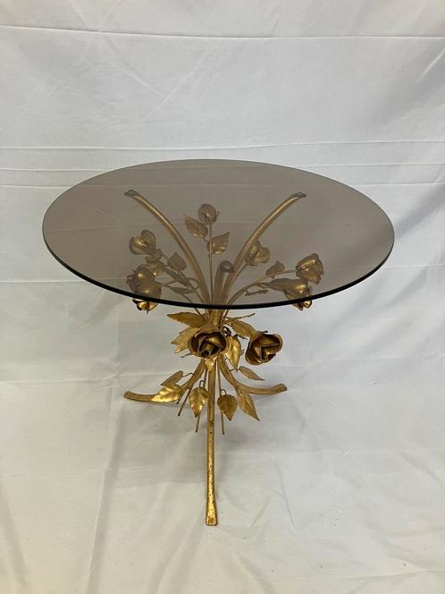 Florentijnse salontafel door Hans Kögl in de jaren 70., Huis en Inrichting, Tafels | Salontafels, Gebruikt, Minder dan 50 cm, 50 tot 100 cm