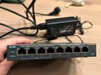 TP-Link TL-SG108PE Switch, Computers en Software, Netwerk switches, Ophalen of Verzenden, Zo goed als nieuw