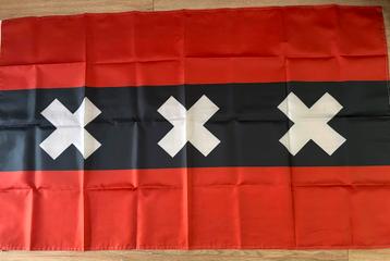 Amsterdamse vlag met 3 andreaskruizen beschikbaar voor biedingen