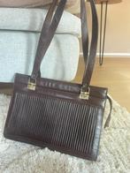 Vintage leren handtas, Ophalen of Verzenden