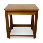 Set van 3 vintage bijzettafels / nesting tables, Huis en Inrichting, Tafels | Sidetables, Scandinavisch design - Deens - Vintage