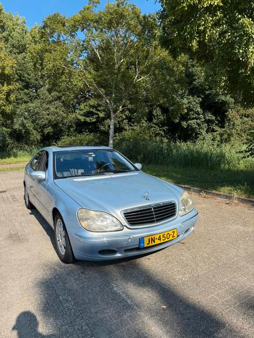 Mercedes-Benz S-Klasse 4.3 S430 AUT 1999 Blauw, Auto's, Mercedes-Benz, Particulier, S-Klasse, Benzine, Sedan, Automaat, Geïmporteerd
