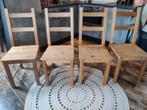 Ikea Ivar eetkamerstoelen 4x zsm ophalen, Ophalen, Gebruikt, Hout, 4 tot 6 stoelen