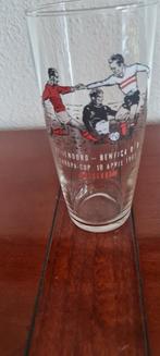 Feyenoord - Benfica 1963 Glas, Verzamelen, Ophalen of Verzenden, Gebruikt, Bierglas