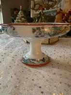 Zeldzame fruit schaal op voet timor maastrichts aardewerk, Antiek en Kunst, Ophalen of Verzenden