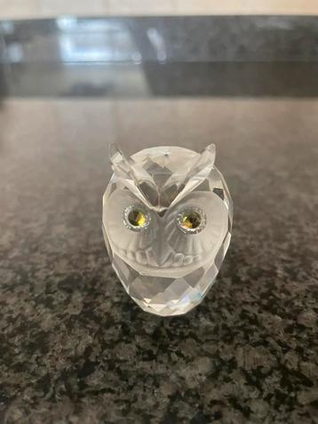Swarovski uil 5 cm met verpakking beschikbaar voor biedingen