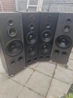 4 x speakers zwaar geluid mooie tonen., Overige merken, Gebruikt, Ophalen of Verzenden, 120 watt of meer