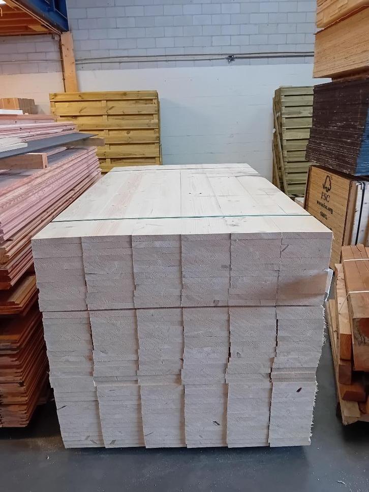 Nieuwe geschaafde steigerplanken, steigerhout, steigerdelen, Tuin en Terras, Palen, Balken en Planken, Nieuw, Planken, 250 cm of meer