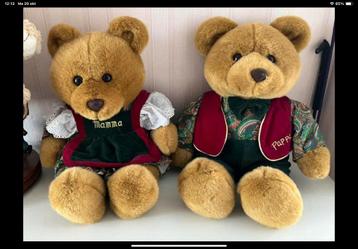 Pluche pappa en mamma beer beschikbaar voor biedingen