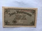 Zwei reichsmark biljet Nazi Duitsland, Ophalen of Verzenden, Duitsland