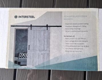 Te koop zwart stalen frame voor roldeur beschikbaar voor biedingen