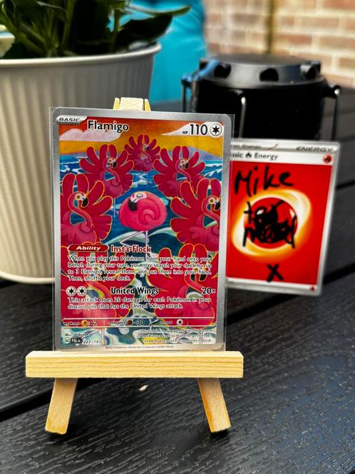 Flamigo (PAL 227), Hobby en Vrije tijd, Verzamelkaartspellen | Pokémon, Zo goed als nieuw, Losse kaart, Ophalen of Verzenden