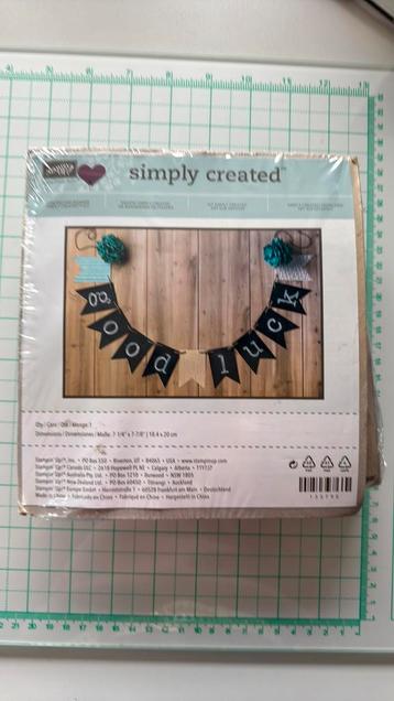 Chalkboard banner, Stampin’ Up! beschikbaar voor biedingen