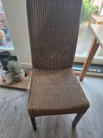 6 Loom Riet Eetkamerstoelen, Huis en Inrichting, Stoelen, Riet of Rotan, Gebruikt, Bruin, Ophalen of Verzenden