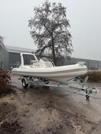 RIB 580 incl. trailer, Watersport en Boten, 70 tot 120 pk, Zo goed als nieuw, Benzine, Overige materialen