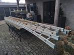 3-delige uitschuifbare ladder 3x16 treden., Ophalen, Gebruikt, Ladder, Opvouwbaar of Inschuifbaar