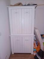Prachtige white wash/wit kledingkast, Ophalen, Gebruikt, 50 tot 70 cm, 105 cm of meer