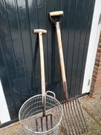 Aardappelkorf, spitvork en aardappelopschepvork, Ophalen, Zo goed als nieuw