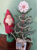Oud antiek papieren kerstboompje 33 cm groot, Diversen, Kerst, Ophalen of Verzenden, Gebruikt