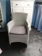 Kleine fauteuil wicker, Huis en Inrichting, Fauteuils, Ophalen, Zo goed als nieuw, 50 tot 75 cm