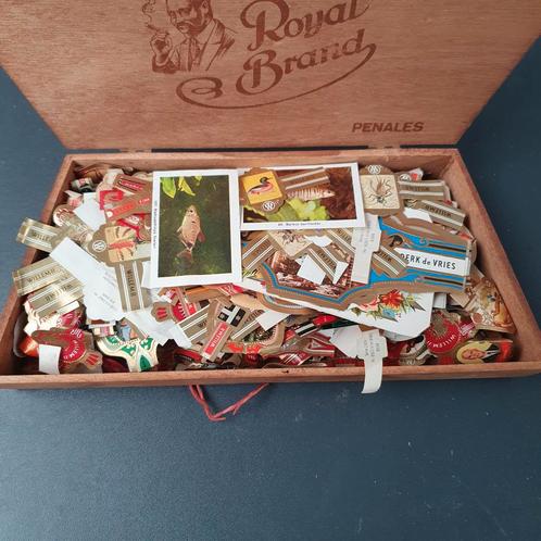Sigarenkistje Royal Brand met Sigarenbandjes, Verzamelen, Overige Verzamelen, Gebruikt, Ophalen