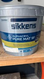 Sikkens Alphacryl Pure Mat SF - 10 Liter, Ophalen, Wit, Nieuw, Verf