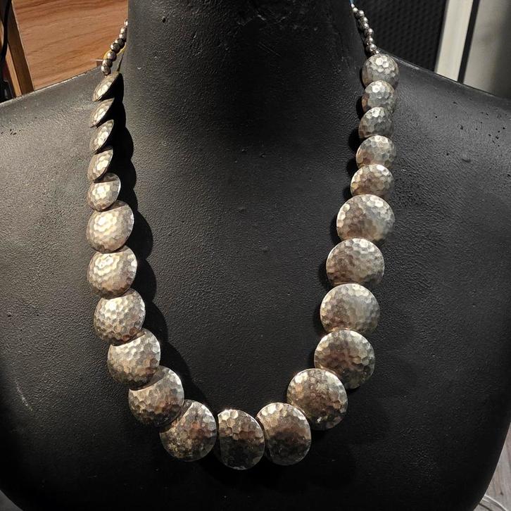 Halsketting - 60cm, Sieraden, Tassen en Uiterlijk, Kettingen, Nieuw, Overige materialen, Zilver, Ophalen