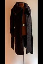 MaxMara Max Mara 42 alpaca teddy lange mantel bruin, Verzenden, Zo goed als nieuw, Maat 42/44 (L), Bruin