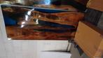 Epoxy suar walnoot walnut eettafels, Rechthoekig, Nieuw, 200 cm of meer, 50 tot 100 cm