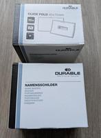 DURABLE naambadges met magneet b75mm x h40mm, Ophalen of Verzenden, Nieuw