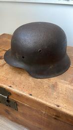Originele M42 helm Duitsland WO2, Verzamelen, Ophalen of Verzenden, Landmacht, Duitsland, Helm of Baret