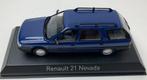 Jsn Norev 1:43 Renault 21 Nevada 2018 Blue in vitrine, Nieuw, Ophalen of Verzenden, Auto, Norev