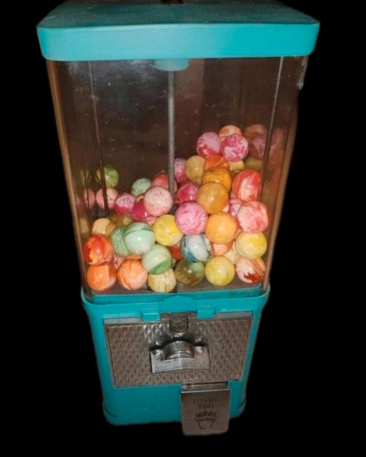 Originele ongerestaureerde King coin kauwgomballen automaat, Verzamelen, Automaten | Overige, Zo goed als nieuw, Ophalen of Verzenden