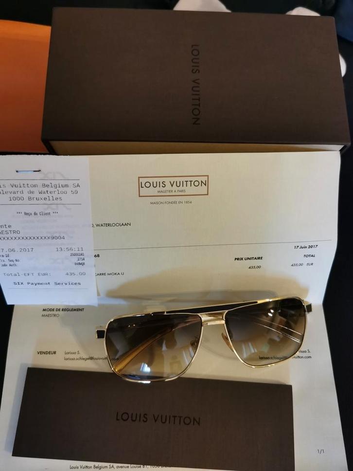 Origineel Louis Vuitton Persuasion bril goud + bon - vintage, Sieraden, Tassen en Uiterlijk, Zonnebrillen en Brillen | Heren, Zo goed als nieuw