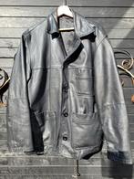 Zware lederen herenjas, Kleding | Heren, Ophalen of Verzenden, Bruin