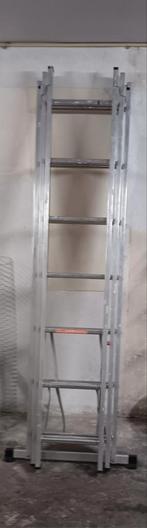 Ladder 3-delig zgan, Ophalen, Zo goed als nieuw, 4 meter of meer